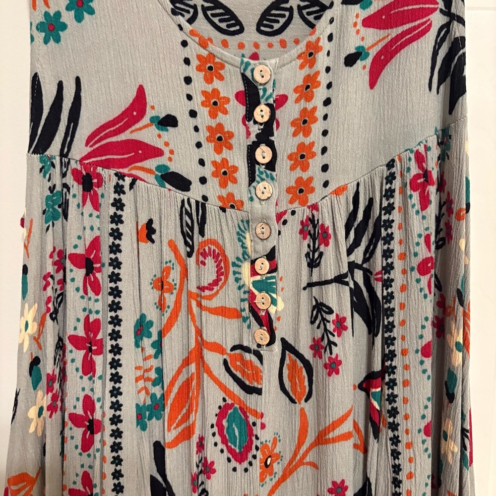 Easel Floral Boho Romper